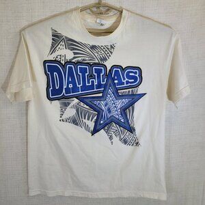VTG Alstyle Dallas Cowboys T-Shirt Mens XL NFL Americas Team Graphic Tee Read